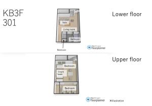 a floor plan of the proposed floorplan of aominium at Koti Sopo Universal Bay 2 by Liaison in Osaka +111 photos