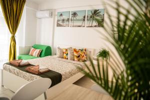 Khu vực ghế ngồi tại Yaio apartments