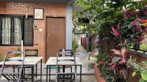 A patio or other outdoor area at Hotel Hakoniwa