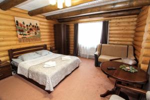 Postel nebo postele na pokoji v ubytování Lisova kazka + 36 fotografií