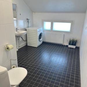 Et badeværelse på Majoitus Ilomantsissa