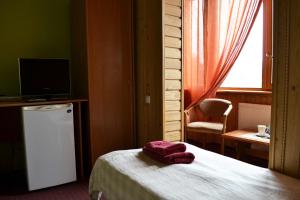 TV a/nebo společenská místnost v ubytování Malvy hotel