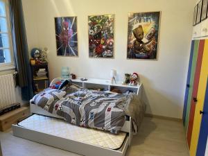 Postel nebo postele na pokoji v ubytování Chambre Canal Midi Piscine + 8 fotografií