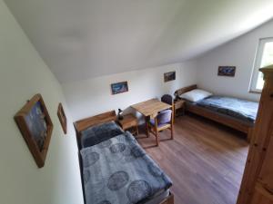 Postel nebo postele na pokoji v ubytování Ferienwohnungen Steinbichl