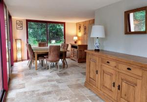 Posezení v ubytování Les Eaux Vives