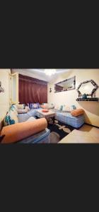 Postel nebo postele na pokoji v ubytování Spacious Apartment in Agadir, 75 sqm with Private Garden