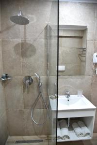 Kupatilo u objektu Boutique Hotel Tilos Mare