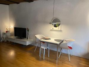 TV a/nebo společenská místnost v ubytování Joline private guest apartment Studio feel home