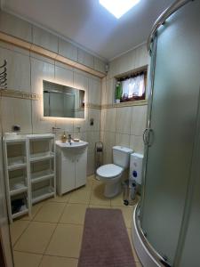 Koupelna v ubytování Domek letniskowy Zacisze