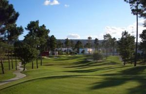 - Vistas a un campo de golf con césped en Villa Arrábida en Palmela