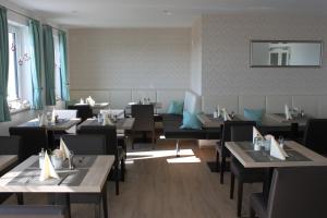 Χώρος καθιστικού στο Hotel Claro Garni