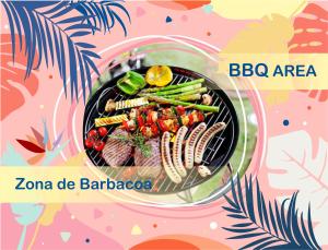蓬塔卡納的住宿－CARAIBICO DELUXE Beach Club & SPA，一块带蔬菜和肉类的食物