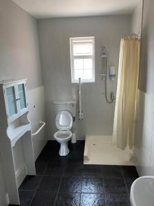Koupelna v ubytování Seaview Lodge