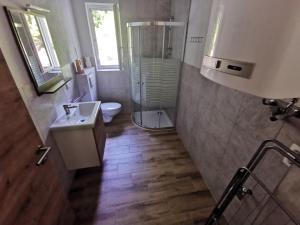 Koupelna v ubytování Ferienwohnungen Steinbichl