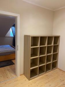 Postel nebo postele na pokoji v ubytování Ferienwohnung Weberschläger