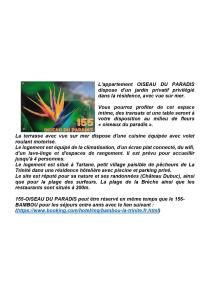Fotografie z fotogalerie ubytování Oiseau du paradis v destinaci La Trinité