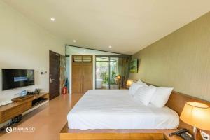 TV a/nebo společenská místnost v ubytování Dai Lai Resort- Forest Villa