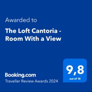 ein Screenshot des linken Carolina-Zimmers mit Aussicht in der Unterkunft The Loft Cantoria - Room With a View in Cantoria