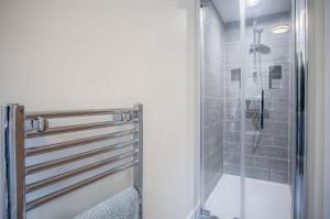 Et badeværelse på Dolphin - 2 Bedroom Apartment - Saundersfoot