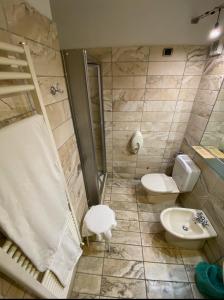 Kúpeľňa v ubytovaní Agriturismo Cascina Rosengana