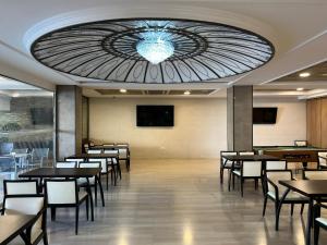 TV a/nebo společenská místnost v ubytování Hotel Astoria Park