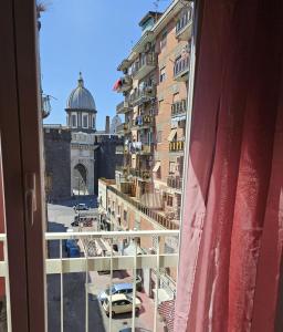 una vista da un balcone di un edificio di Gaisa Naples - Bed and Breakfast a Napoli