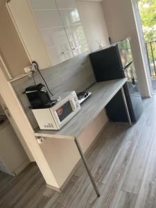 Kuchyňa alebo kuchynka v ubytovaní Renáta Apartman