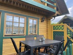 Balkón nebo terasa v ubytování Blockhaus 2