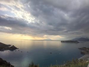 a view of a large body of water at Hotel Villa Principe in San Nicola Arcella