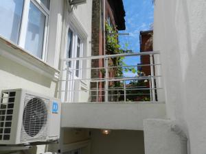 A balcony or terrace at Hagia Sophia Apartment