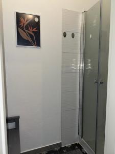 Koupelna v ubytování Modernes Appartement "Ilse" in Bitterfeld Goitzsche
