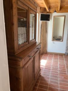 TV a/nebo společenská místnost v ubytování Gîte des champs fondus