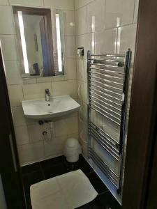Koupelna v ubytování Gästehaus Giannikis + 7 fotografií