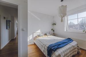 Кровать или кровати в номере Duży, piękny dwupoziomowy apartament 10 min od serca Gdańska