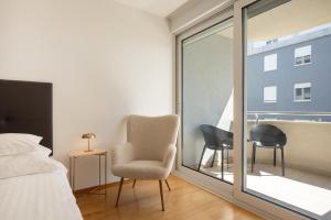 Ein Bett oder Betten in einem Zimmer der Unterkunft Adriatic Queen Residence