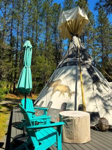 Fotografie z fotogalerie ubytování Buck And Does Tipi - 20' - Sleeps Up To 4 v destinaci O'Brien