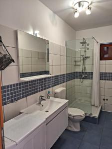 Kúpeľňa v ubytovaní Apartmani MW, Plavi apartman