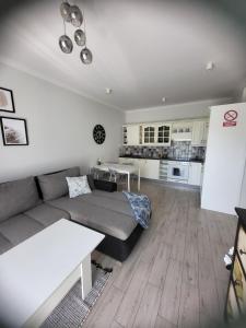 Kuchyňa alebo kuchynka v ubytovaní Apartamenty Olimpijska