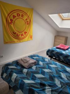 Postel nebo postele na pokoji v ubytování Appartement T3 60m2 calme