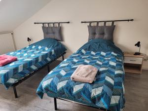 Postel nebo postele na pokoji v ubytování Appartement T3 60m2 calme
