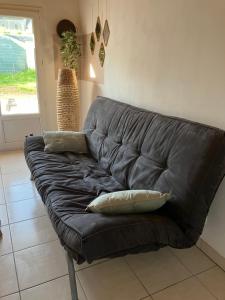 Posezení v ubytování Gîte des champs fondus