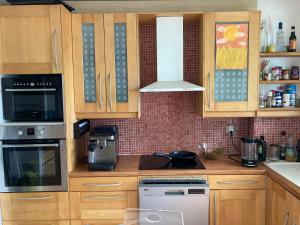 Η κουζίνα ή μικρή κουζίνα στο Appartement dans le Parc +3 φωτογραφίες