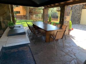 Patio nebo venkovní prostory v ubytování Cabaña de lujo en Fraccionamiento Residencial