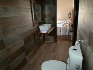 Koupelna v ubytování Cabaña de lujo en Fraccionamiento Residencial
