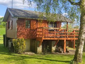 Vonkajšia záhrada v ubytovaní Chalet de l'amitié