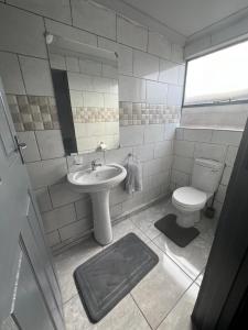 Koupelna v ubytování Exodus Guesthouse