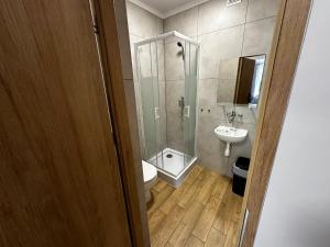 Koupelna v ubytování Dom Gościnny u Pierwienieckich