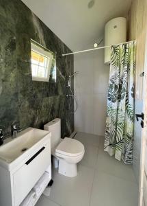 Ванная комната в Žalčio guolis