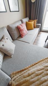 Χώρος καθιστικού στο Drzewna Apartamenty - Władysława