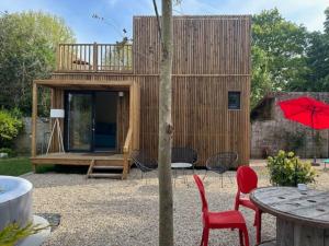 En have udenfor La Vie est Belle